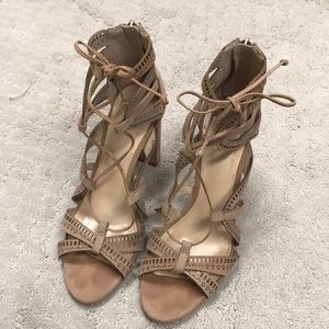 Vince Camuto lace-up heels